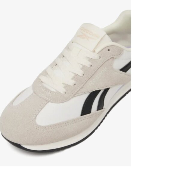 NEW REEBOK Suede Fiori Retro Sneakers for women in Chalk/black 7254mj2 - Picture 8 of 15